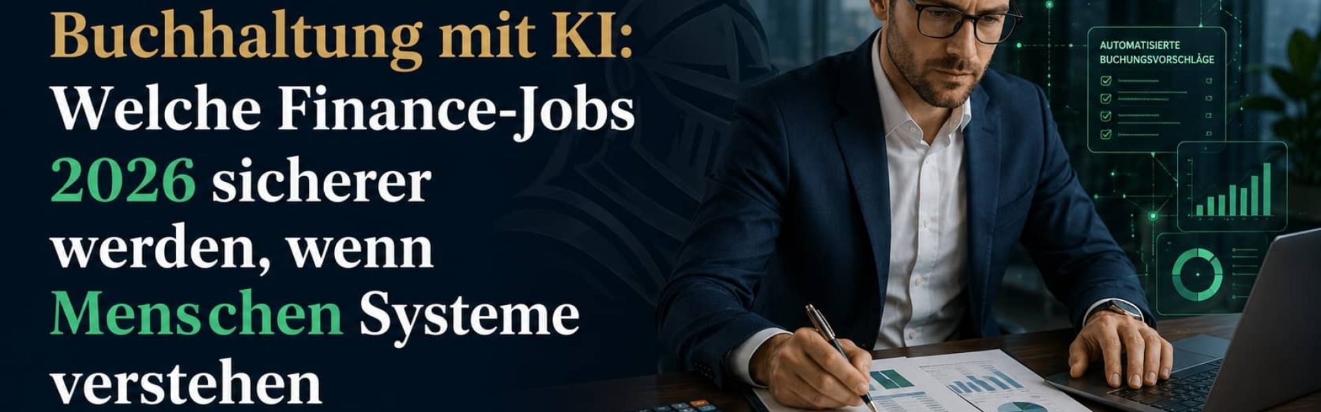 Buchhaltung mit KI: Welche Finance-Jobs 2026 sicherer werden, wenn Menschen Systeme verstehen